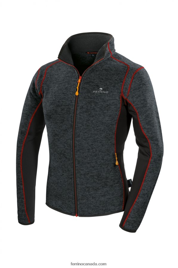 Ferrino Men CHENEIL JKT MAN ANTHRACITE 8RV8VL265 Anthracite