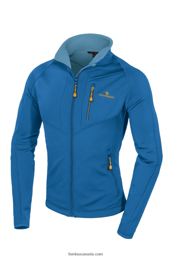 Ferrino Men TETE ROUSSE JACKET MAN BRIGHT BLUE 8RV8VL156 Bright Blue