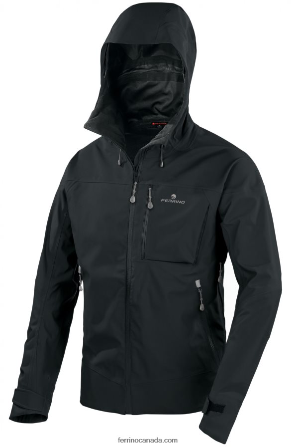Ferrino Men VALDEZ JACKET S MAN BLACK 8RV8VL136 Black