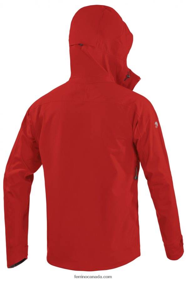 Ferrino Men VALDEZ JACKET S MAN DARK RED 8RV8VL135 Dark Red