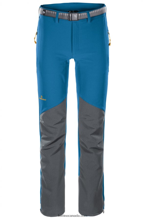 Ferrino Men GRAN ZEBRU PANTS UNISEX BRIGHT BLUE 8RV8VL272 Bright Blue