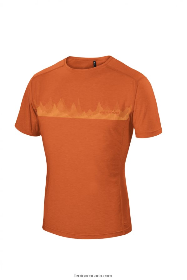 Ferrino Men CORUEL T-SHIRT MAN WARM ORANGE 8RV8VL173 Warm Orange