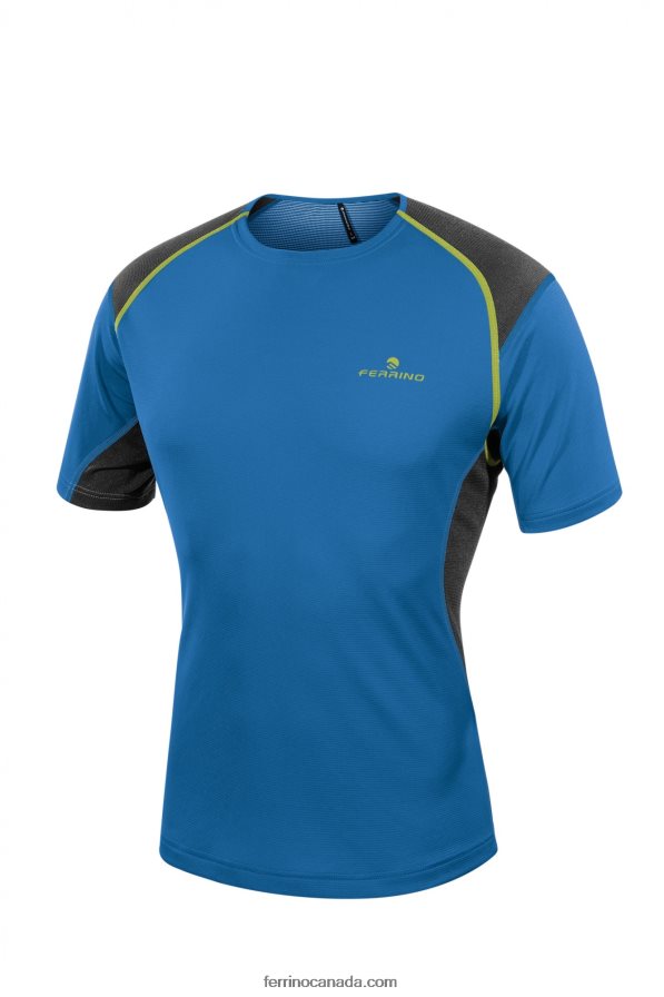 Ferrino Men OLLOMONT T-SHIRT MAN BRIGHT BLUE 8RV8VL169 Bright Blue