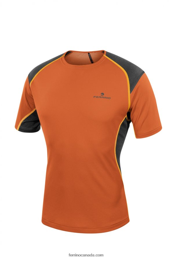 Ferrino Men OLLOMONT T-SHIRT MAN WARM ORANGE 8RV8VL170 Warm Orange