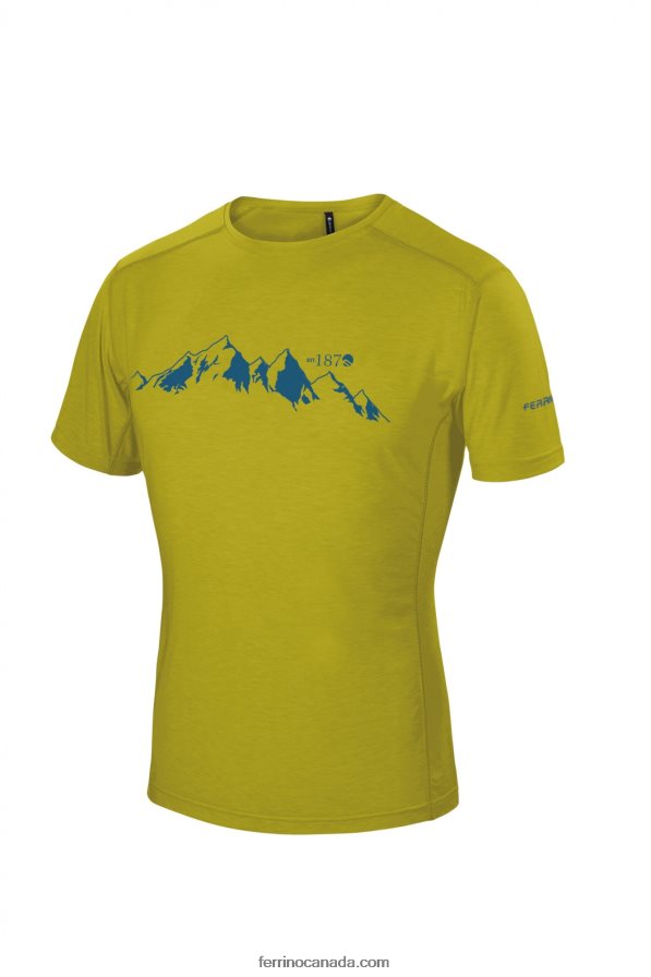 Ferrino Men YOHO T-SHIRT MAN CITRONELLE 8RV8VL177 Citronelle