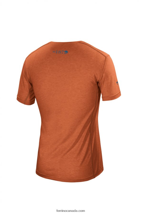 Ferrino Men YOHO T-SHIRT MAN DARK ORANGE 8RV8VL180 Dark Orange