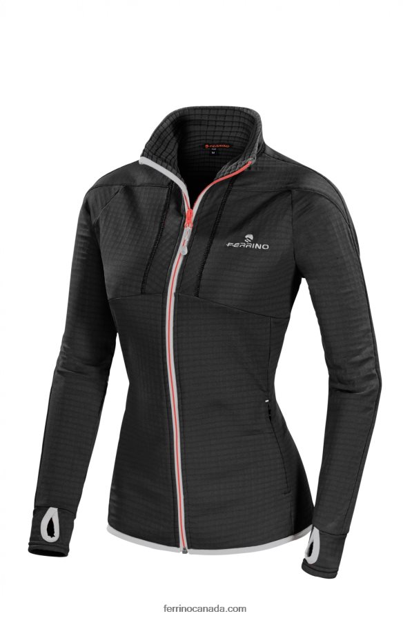 Ferrino Women KLUANE JACKET WOMAN BLACK 8RV8VL315 Black