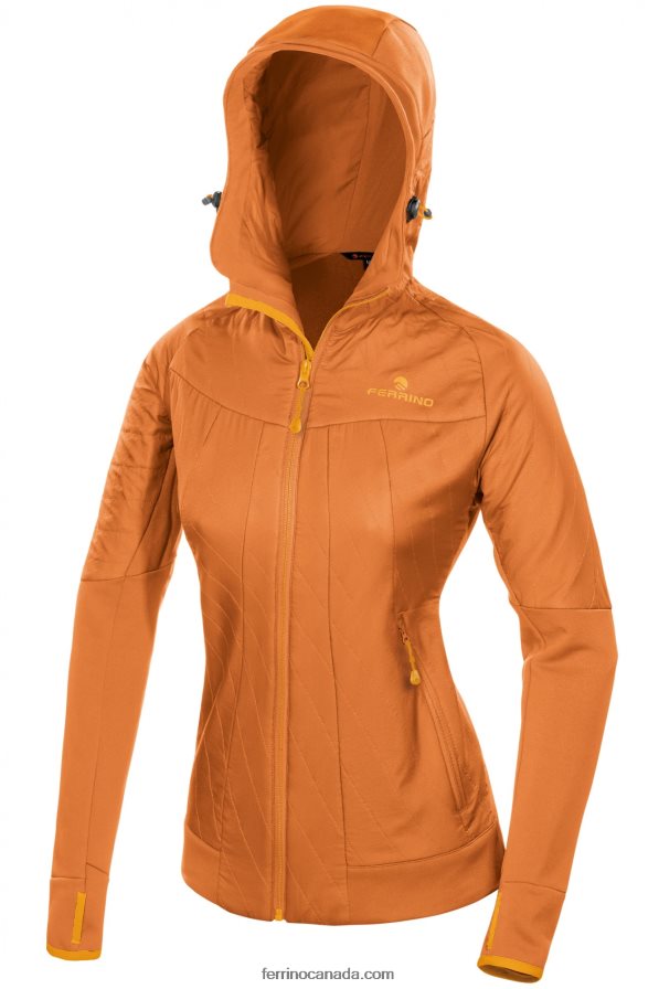 Ferrino Women MULHACEN JACKET WOMAN DARK ORANGE 8RV8VL359 Dark Orange