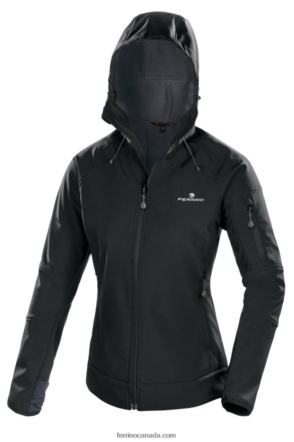 Ferrino Women TOBOL JACKET WOMAN BLACK 8RV8VL298 Black