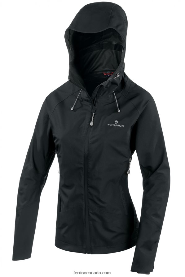Ferrino Women VALDEZ JACKET S WOMAN BLACK 8RV8VL297 Black