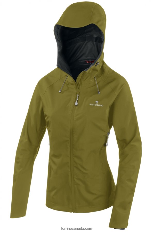 Ferrino Women VALDEZ JACKET S WOMAN MOSS GREEN 8RV8VL296 Moss Green