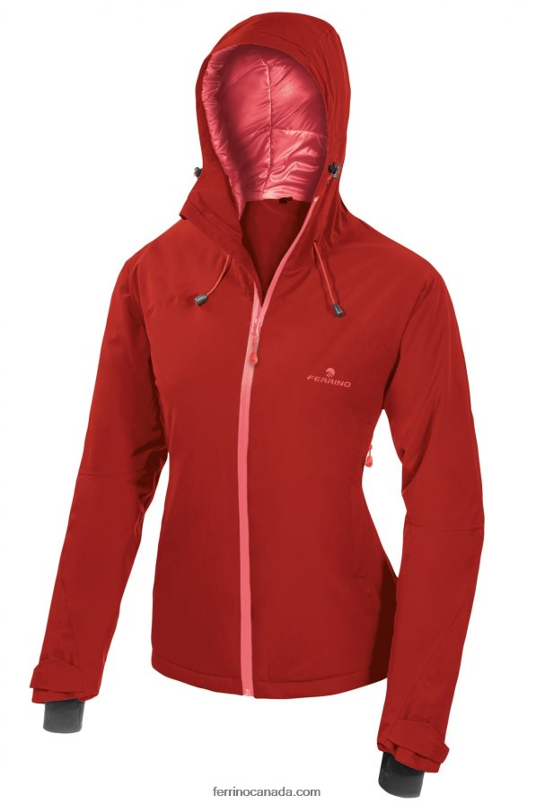 Ferrino Women YENISEI JACKET WOMAN CINNABAR 8RV8VL355 Cinnabar