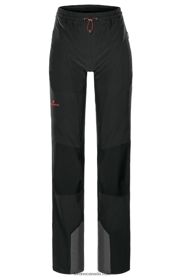 Ferrino Women MIGUASHA PANTS WOMAN BLACK 8RV8VL337 Black