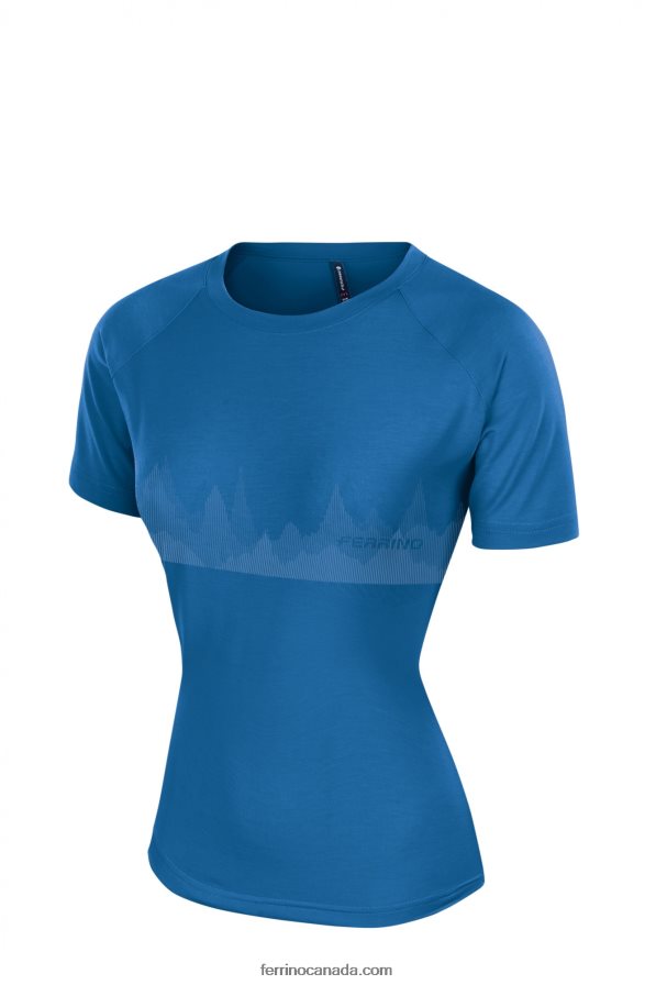 Ferrino Women CORUEL T-SHIRT WOMAN BRIGHT BLUE 8RV8VL322 Bright Blue