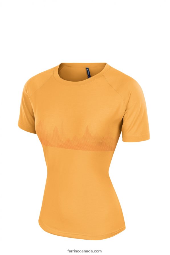 Ferrino Women CORUEL T-SHIRT WOMAN LIGHT ORANGE 8RV8VL320 Light Orange