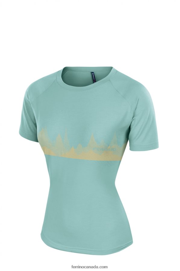 Ferrino Women CORUEL T-SHIRT WOMAN LIGHT SKY 8RV8VL321 Light Sky