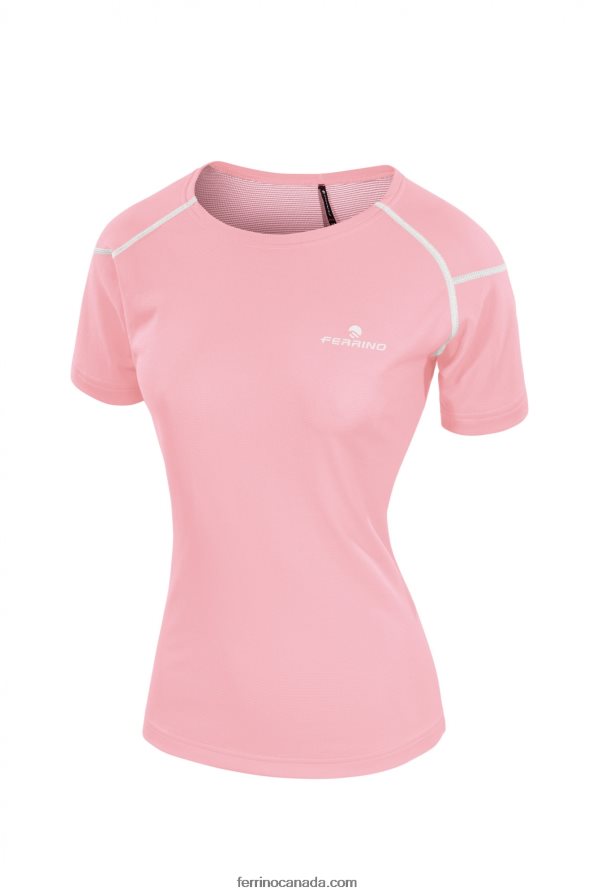 Ferrino Women KASAI T-SHIRT WOMAN PINK ROMANCE 8RV8VL324 Pink Romance