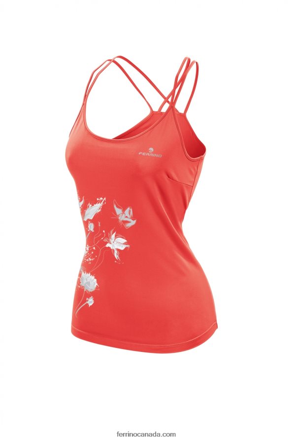 Ferrino Women KENAI TANK WOMAN CORAL RED 8RV8VL330 Coral Red