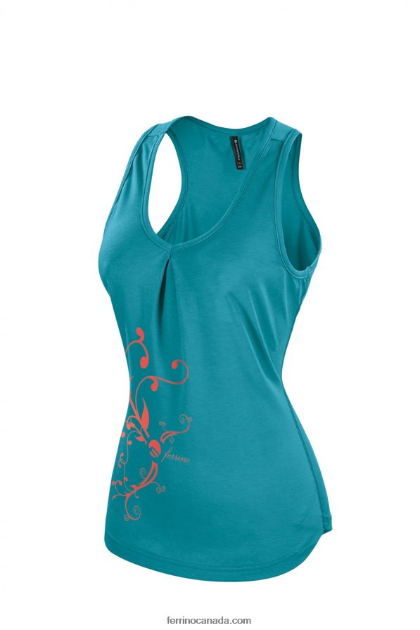 Ferrino Women TORNGAT TANK WOMAN CORAL BLUE 8RV8VL327 Coral Blue