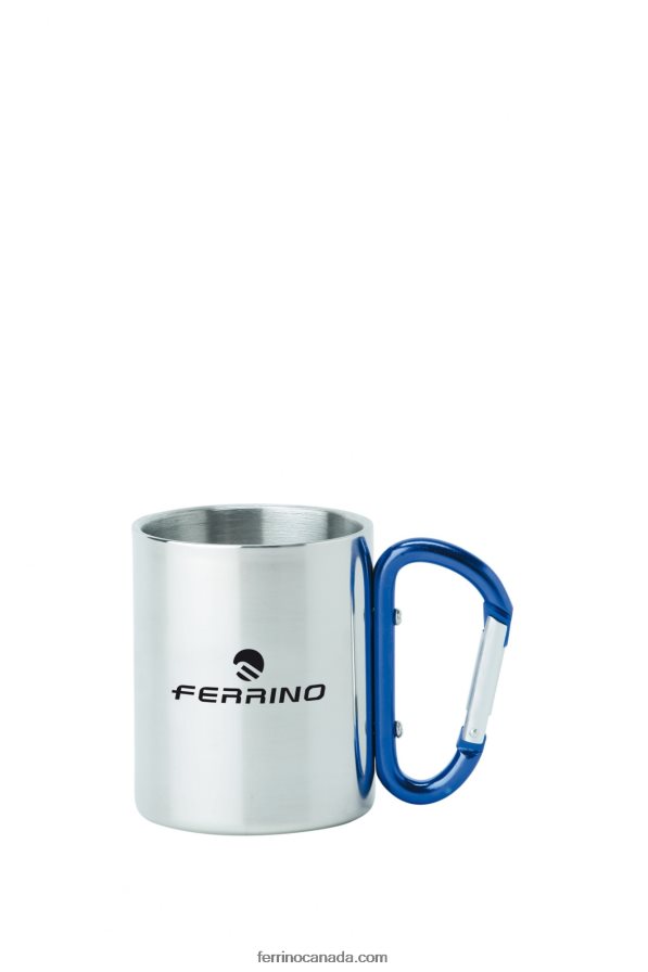 Ferrino Unisex INOX CUP - WITH CARABINER 8RV8VL654