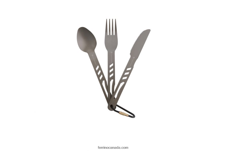 Ferrino Unisex SET CUTLERY ALU 8RV8VL658