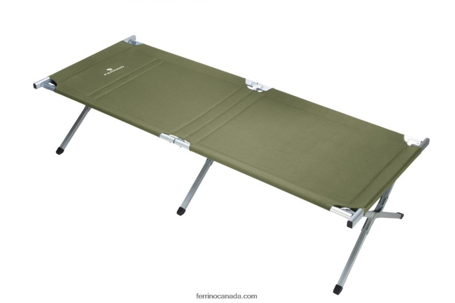 Ferrino Unisex ALUMINIUM CAMPING COT BLUE COLOUR 8RV8VL432