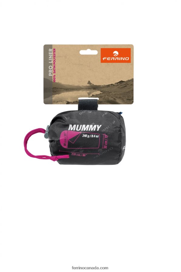 Ferrino Unisex SHEET-SLEEPINGBAG PRO LINER MUMMY 8RV8VL404