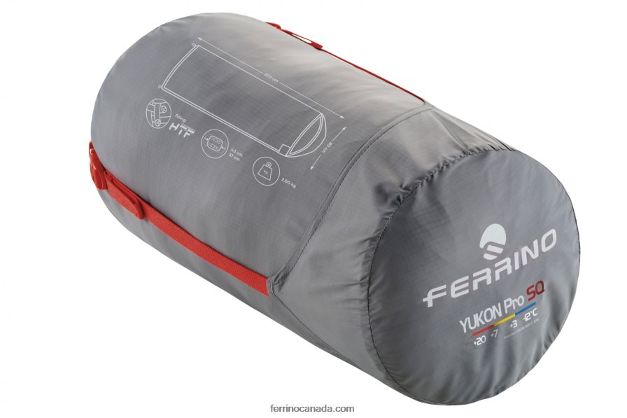 Ferrino Unisex SLEEPINGBAG YUKON PRO SQ 8RV8VL390