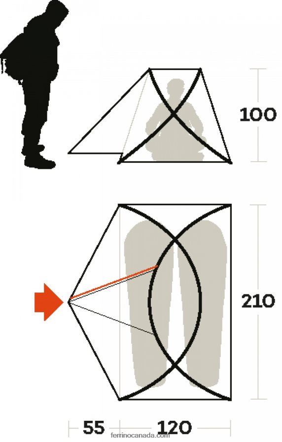 Ferrino Unisex TENT MAVERICK 2 8RV8VL442