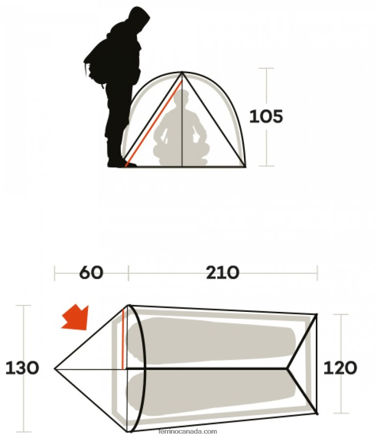 Ferrino Unisex TENT THAR 2 8RV8VL476